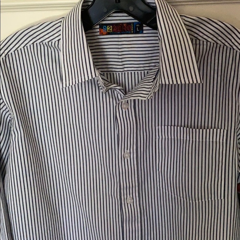 NWT Boys Long Sleeve Button Down Shirt